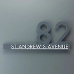 Personalized House Number Sign Decorative Plate