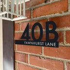 Personalized House Number Sign Decorative Plate