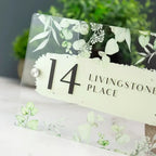 Personalized House Number Sign Door