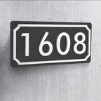 Personalized House Number Sign, elegant