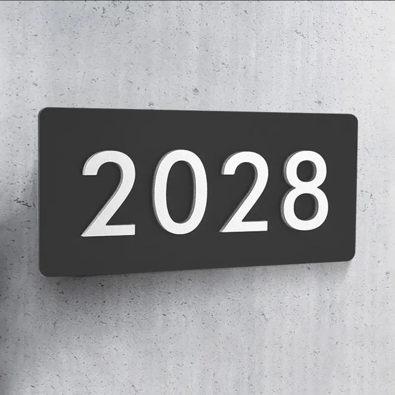 Personalized House Number Sign, elegant