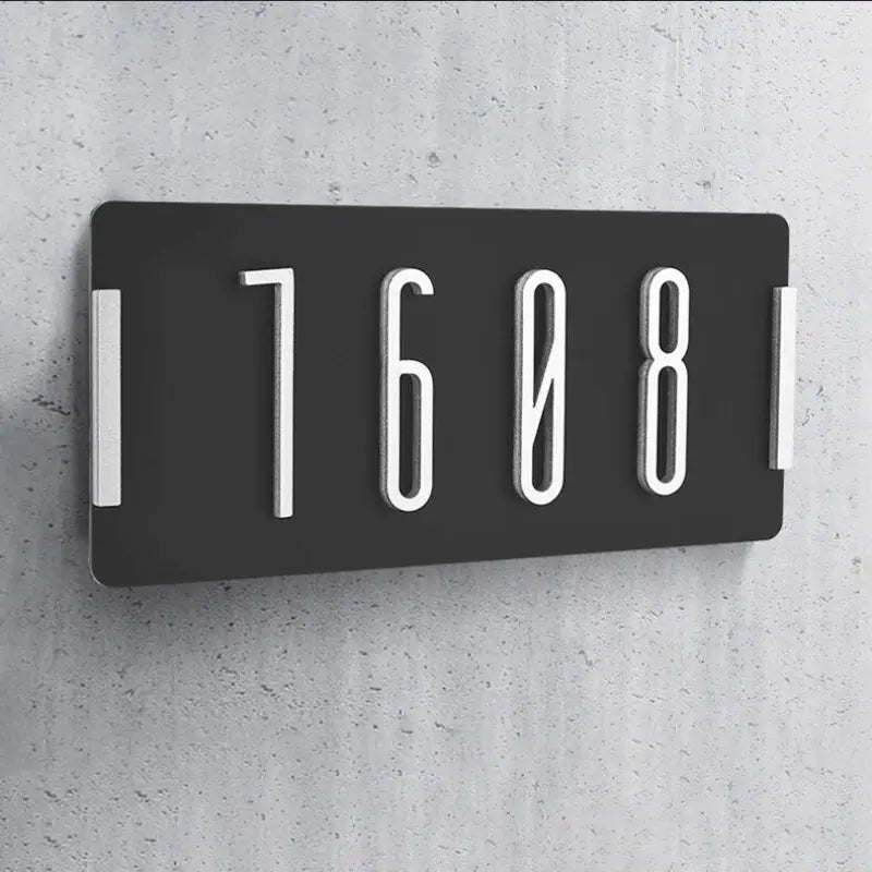 Personalized House Number Sign, elegant