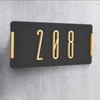 Personalized House Number Sign, elegant