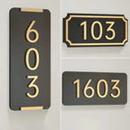 Personalized House Number Sign, elegant