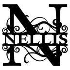 Personalized House Number Sign for the Front Door