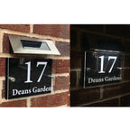 Personalized House Number Sign Mailbox Address Plaque