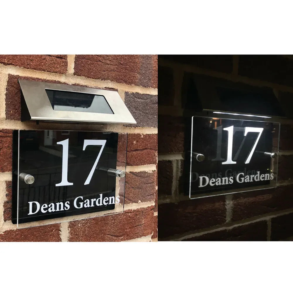 Personalized House Number Sign Mailbox Address Plaque