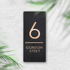 Personalized House Number Sign Outdoor Plaque