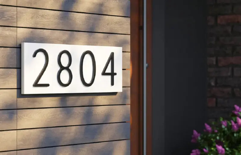 Personalized House Number Sign Plaque