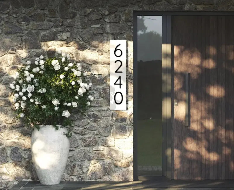 Personalized House Number Sign Plaque