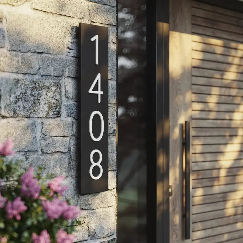 Personalized House Number Sign Plaque