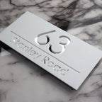 Personalized House Number Sign text