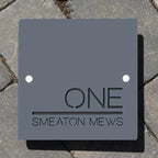 Personalized House Number Sign Villa Plaque