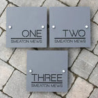 Personalized House Number Sign Villa Plaque