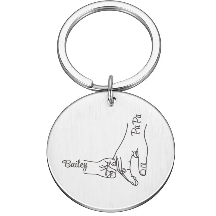 Personalized Keychain Family