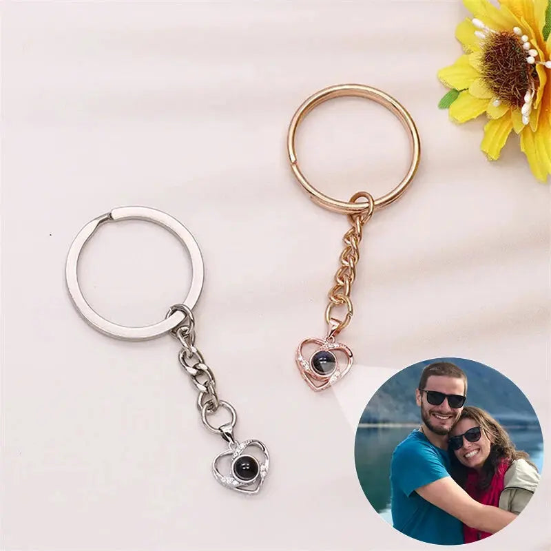 Personalized Keychain Heart