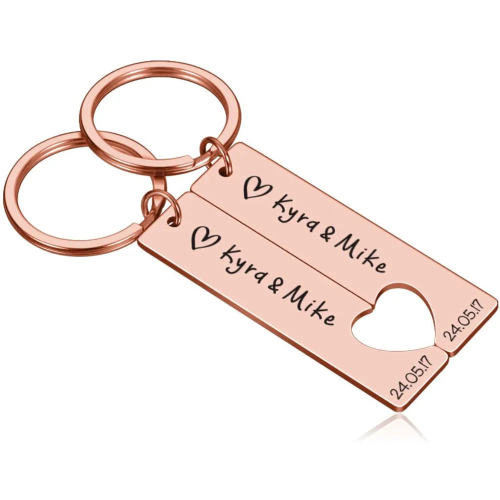 Personalized Keychain Set