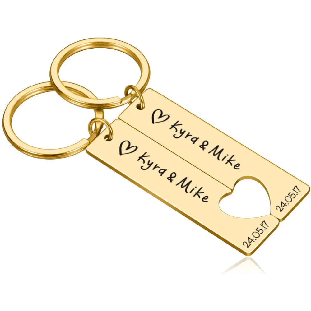 Personalized Keychain Set