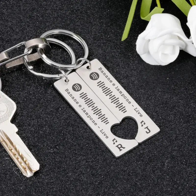 Personalized Keychain Spotify