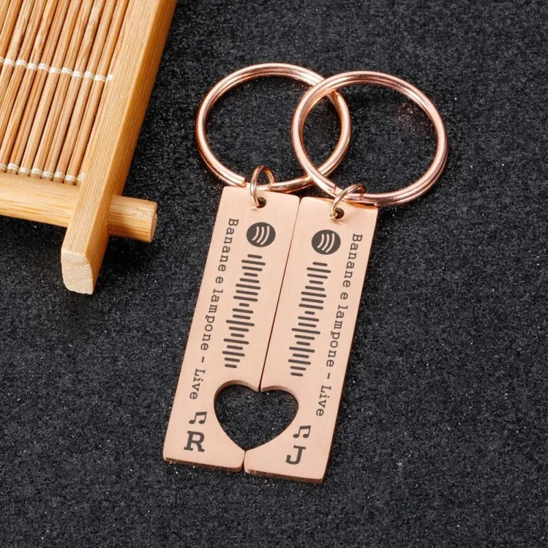 Personalized Keychain Spotify