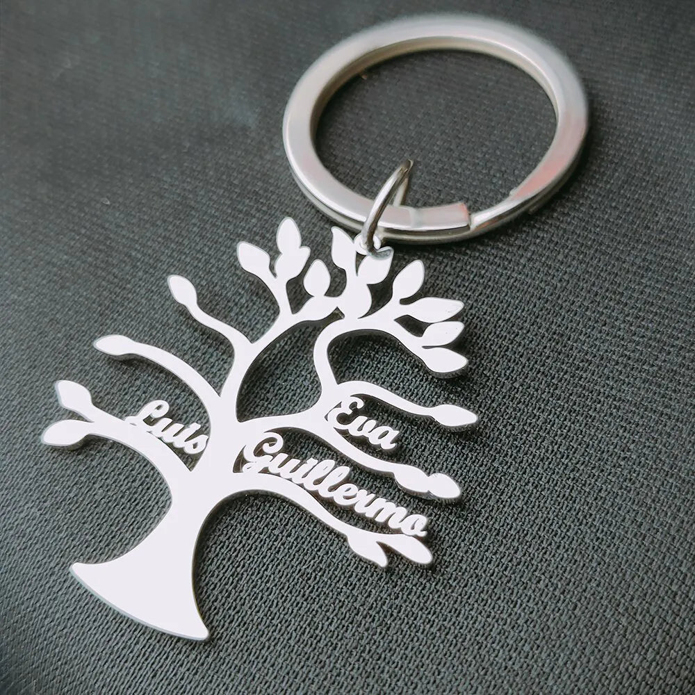 Personalized Keychain Tree of Life