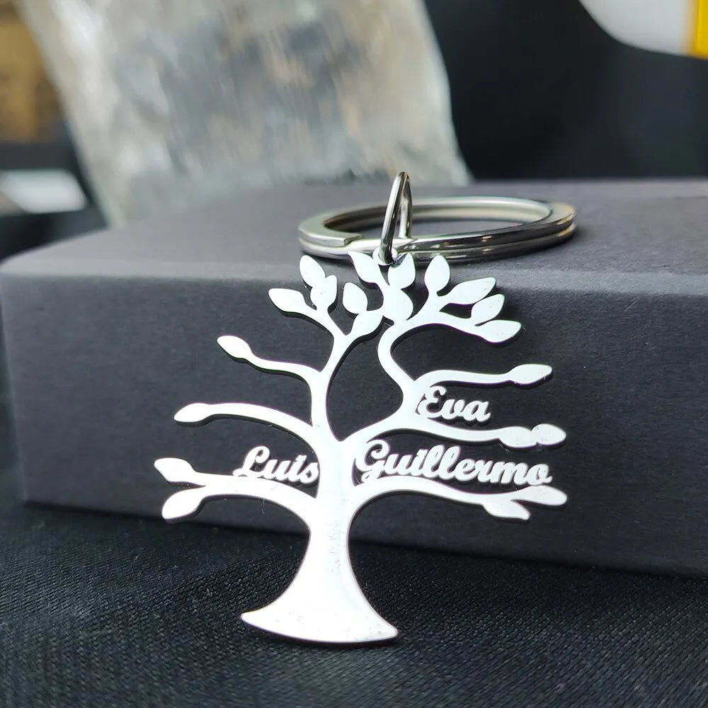 Personalized Keychain Tree of Life