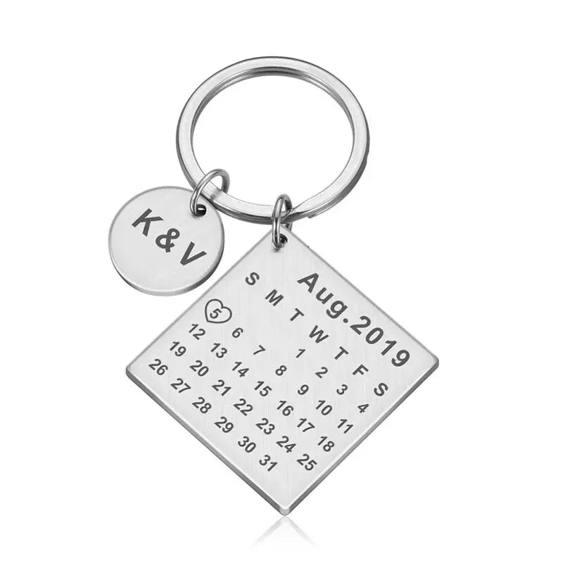 Personalized Keychain with Initials