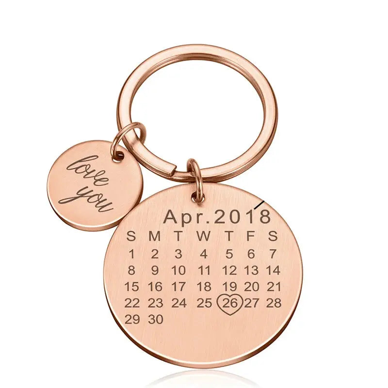 Personalized Keychain with Initials