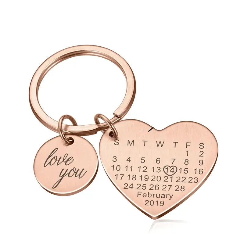 Personalized Keychain with Initials
