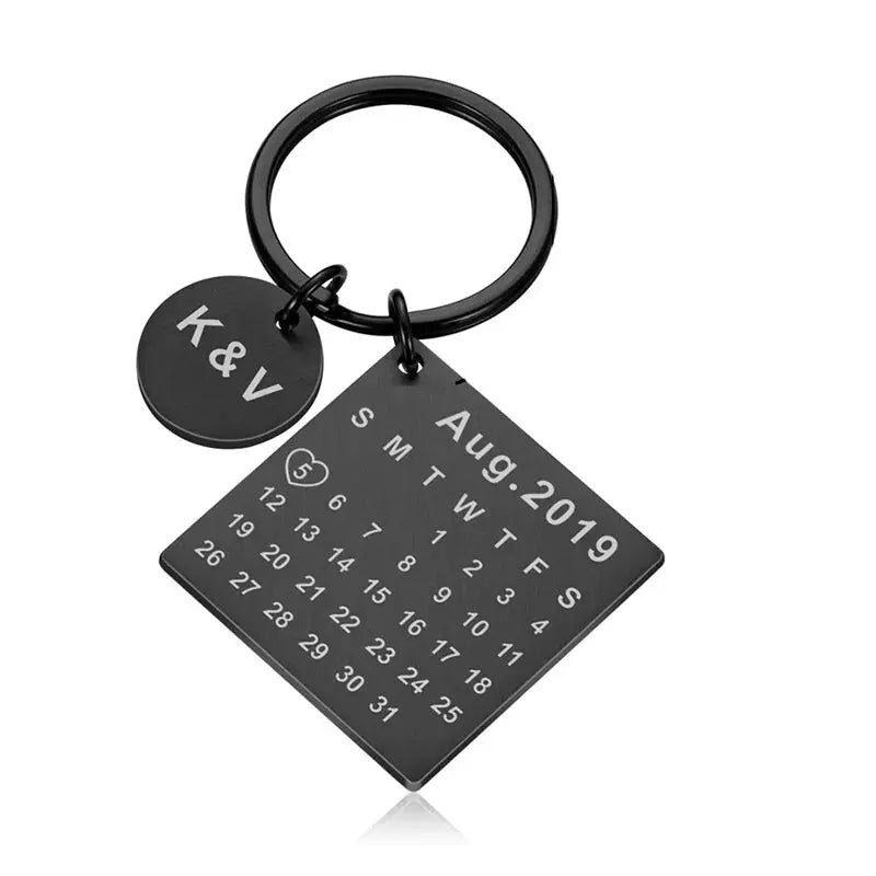 Personalized Keychain with Initials