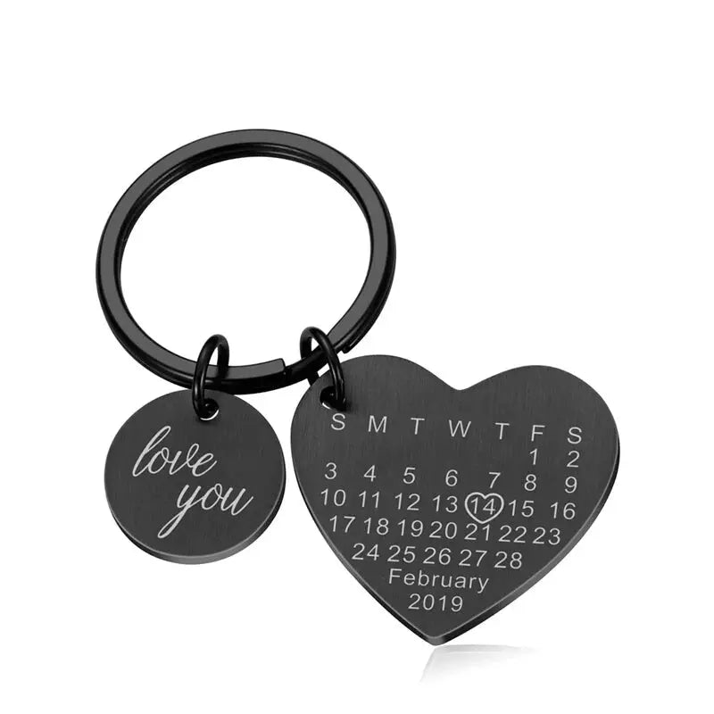 Personalized Keychain with Initials