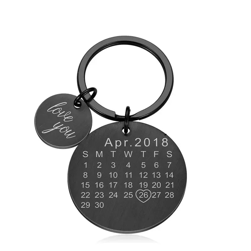 Personalized Keychain with Initials