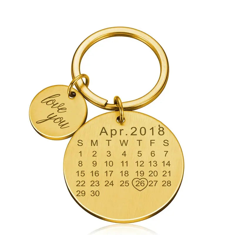Personalized Keychain with Initials