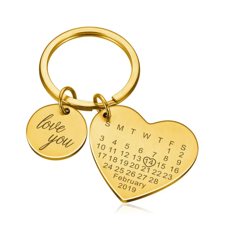 Personalized Keychain with Initials