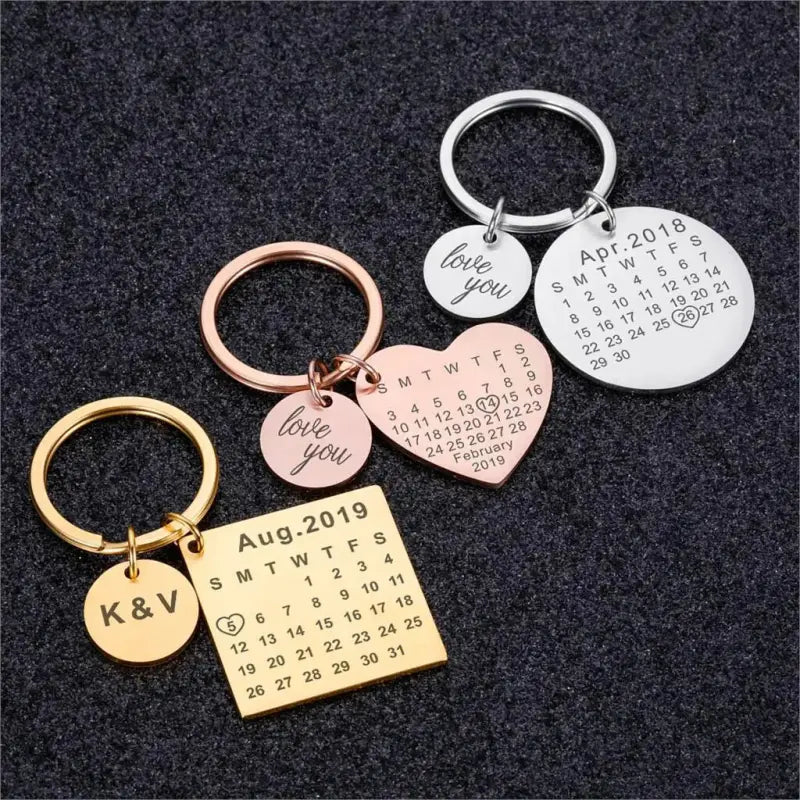 Personalized Keychain with Initials