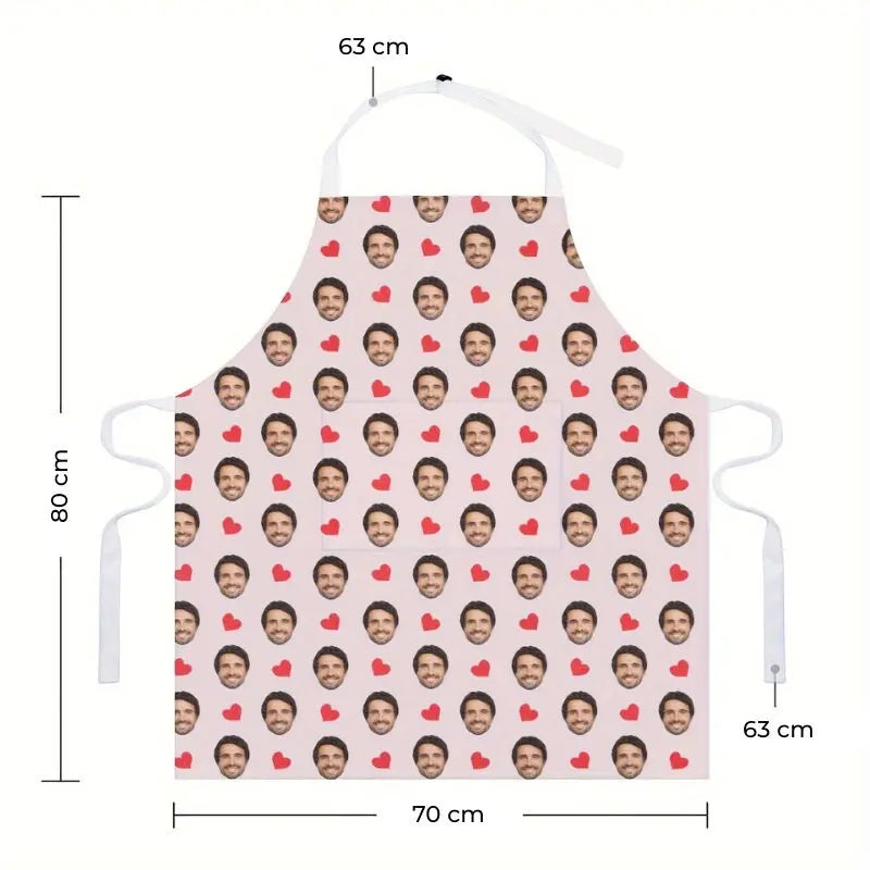 Personalized Kitchen Apron with Custom Face