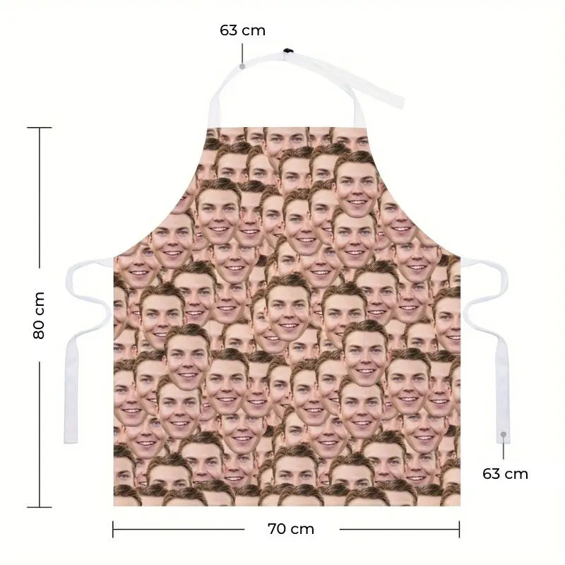 Personalized Kitchen Apron with Custom Face