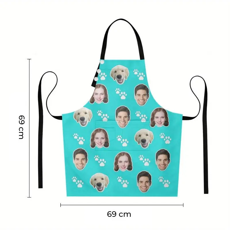 Personalized Kitchen Apron with Photo