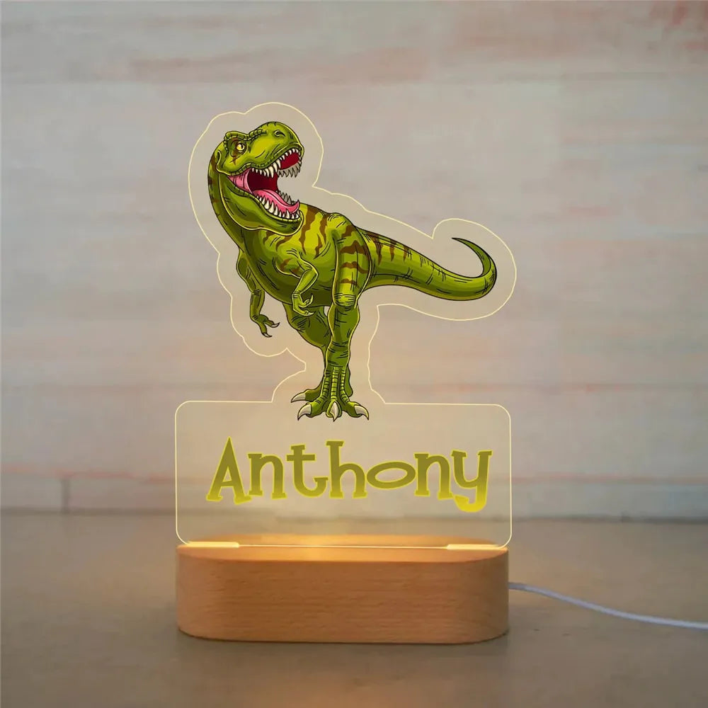 Personalized Lamp Baby Night