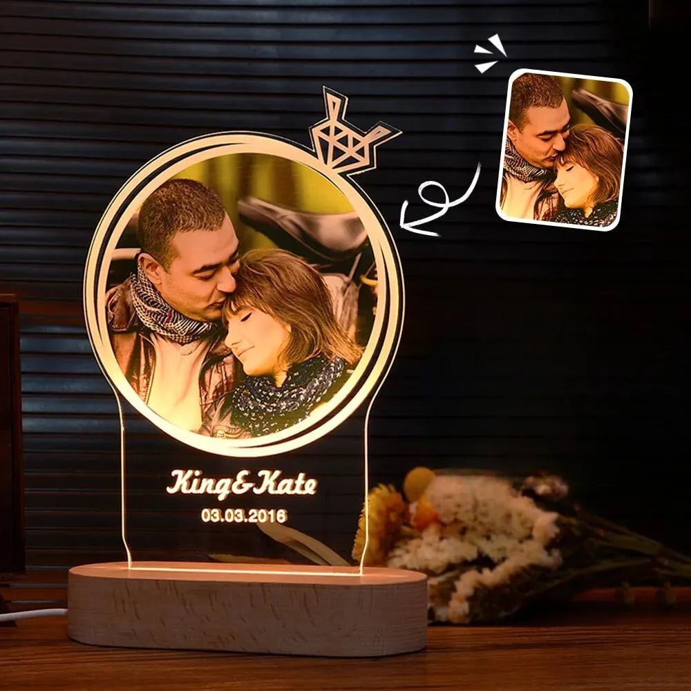 Personalized Lamp Couple