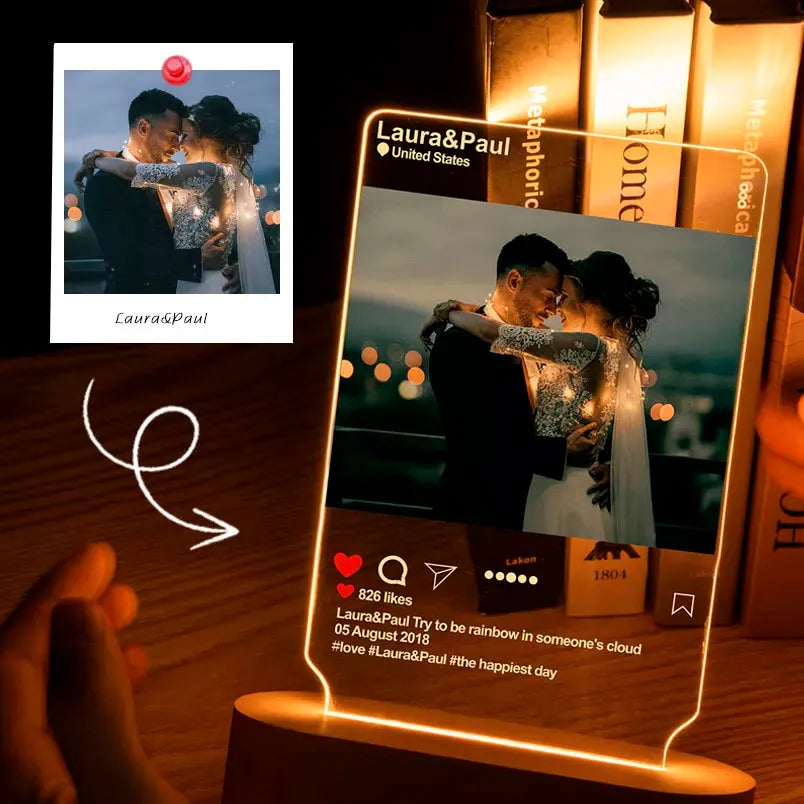 Personalized Lamp Instagram