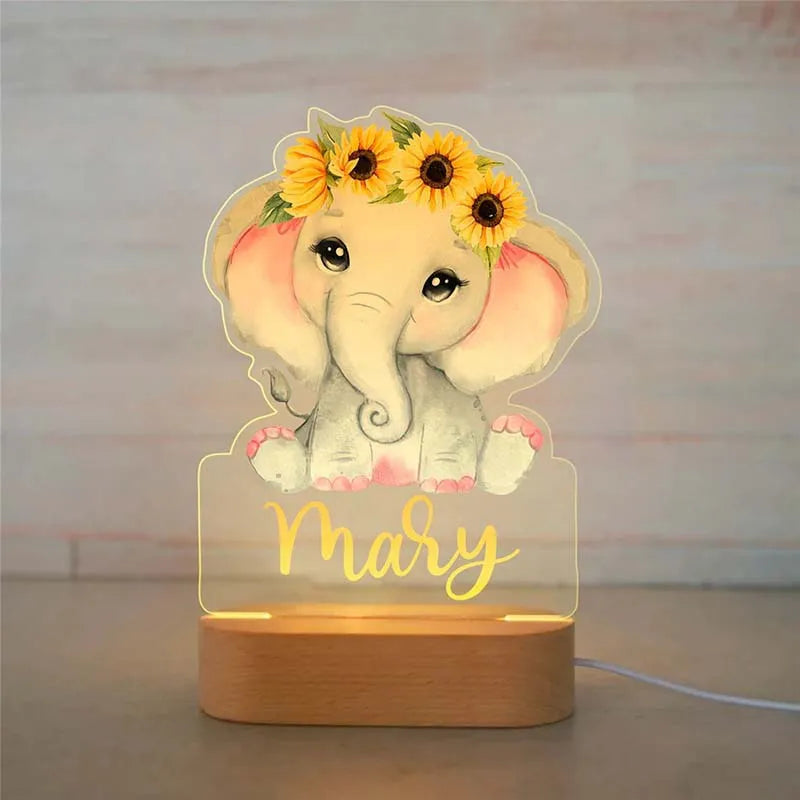 Personalized Lamp Night