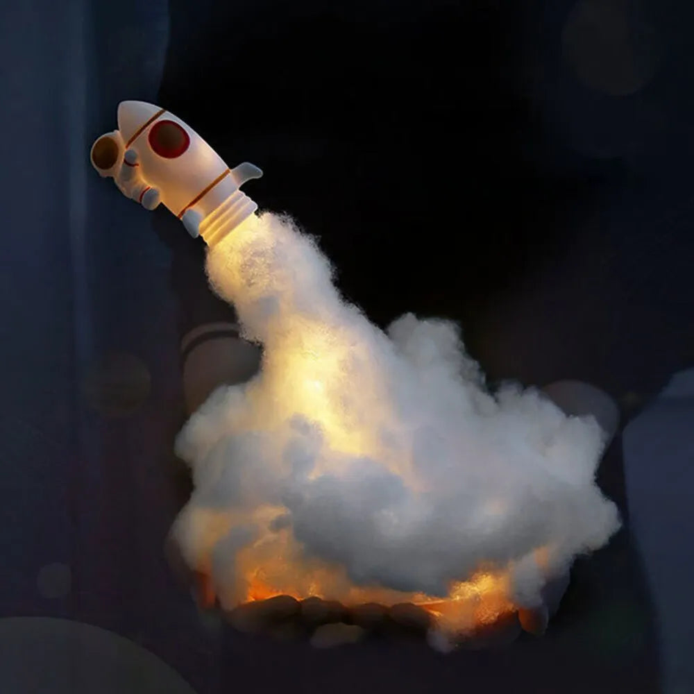 Personalized Lamp Rocket