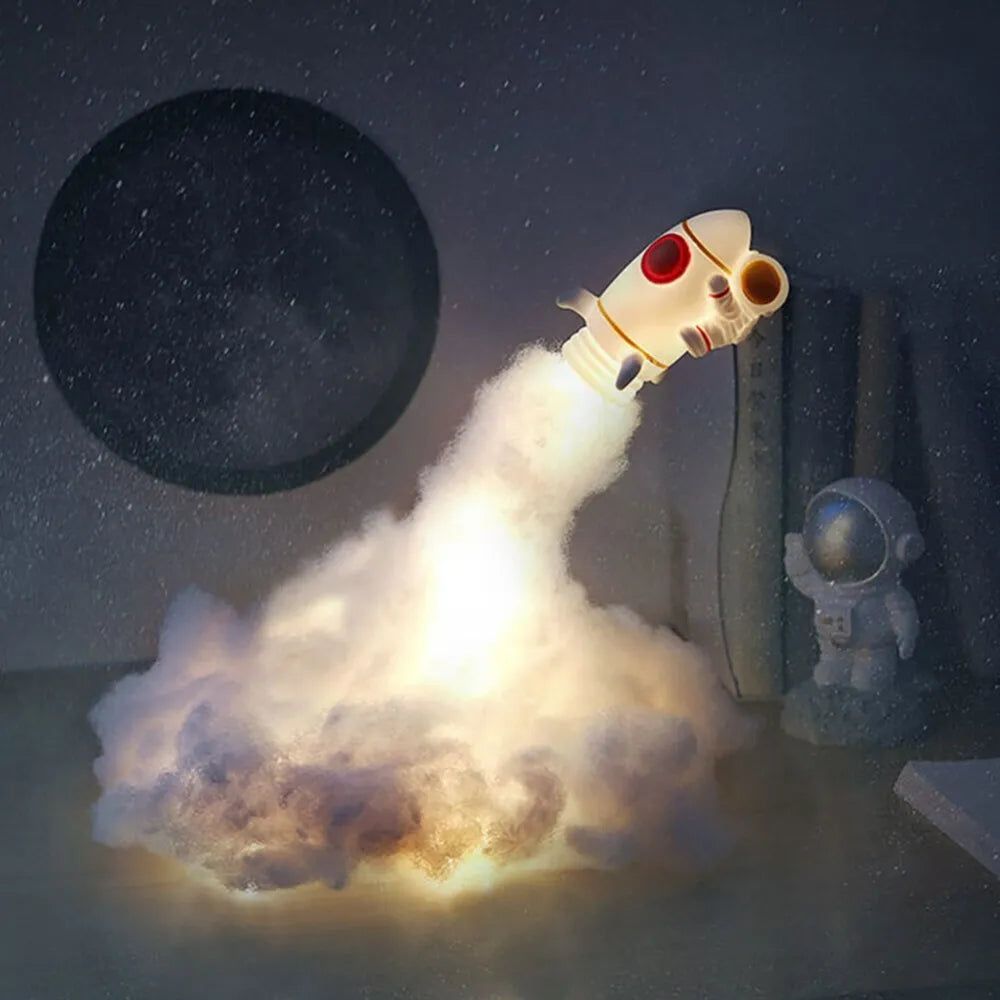 Personalized Lamp Rocket