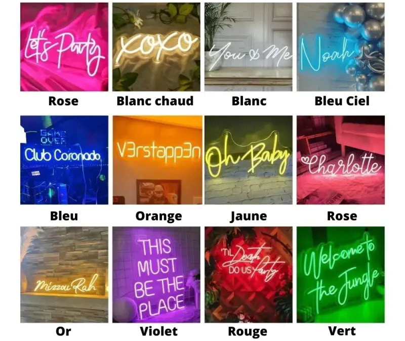 Personalized Neon Sign LED