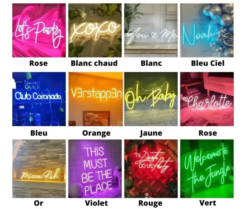 Personalized Neon Sign Name
