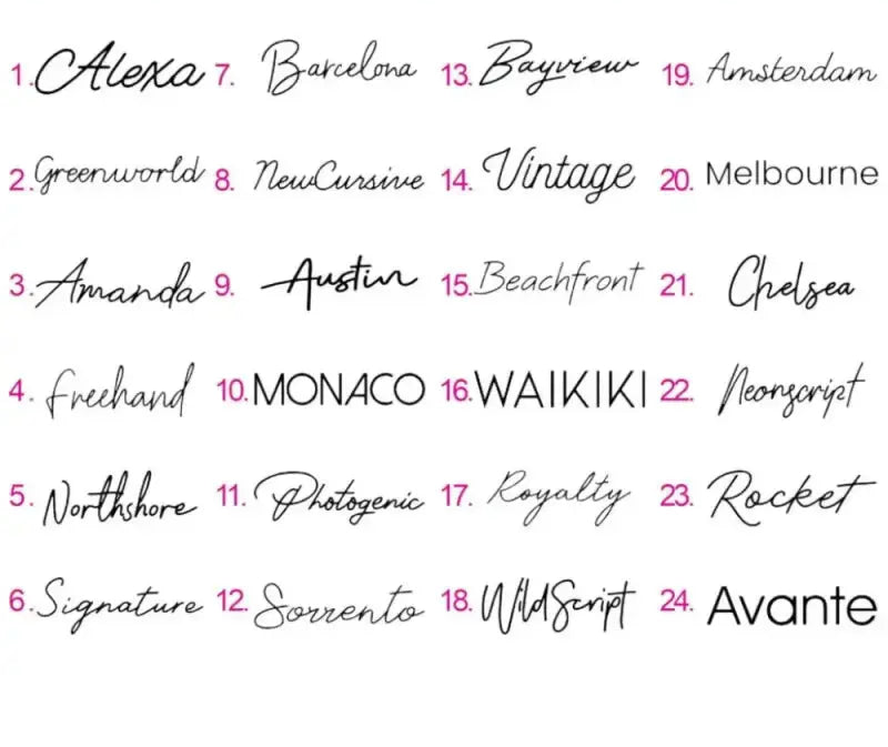 Personalized Neon Sign Name