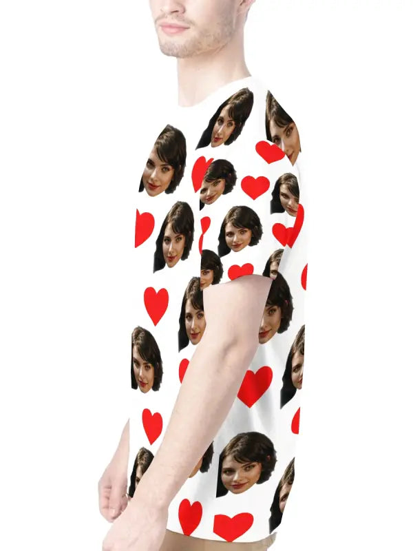 Personalized Shirts Custom Heart Photo