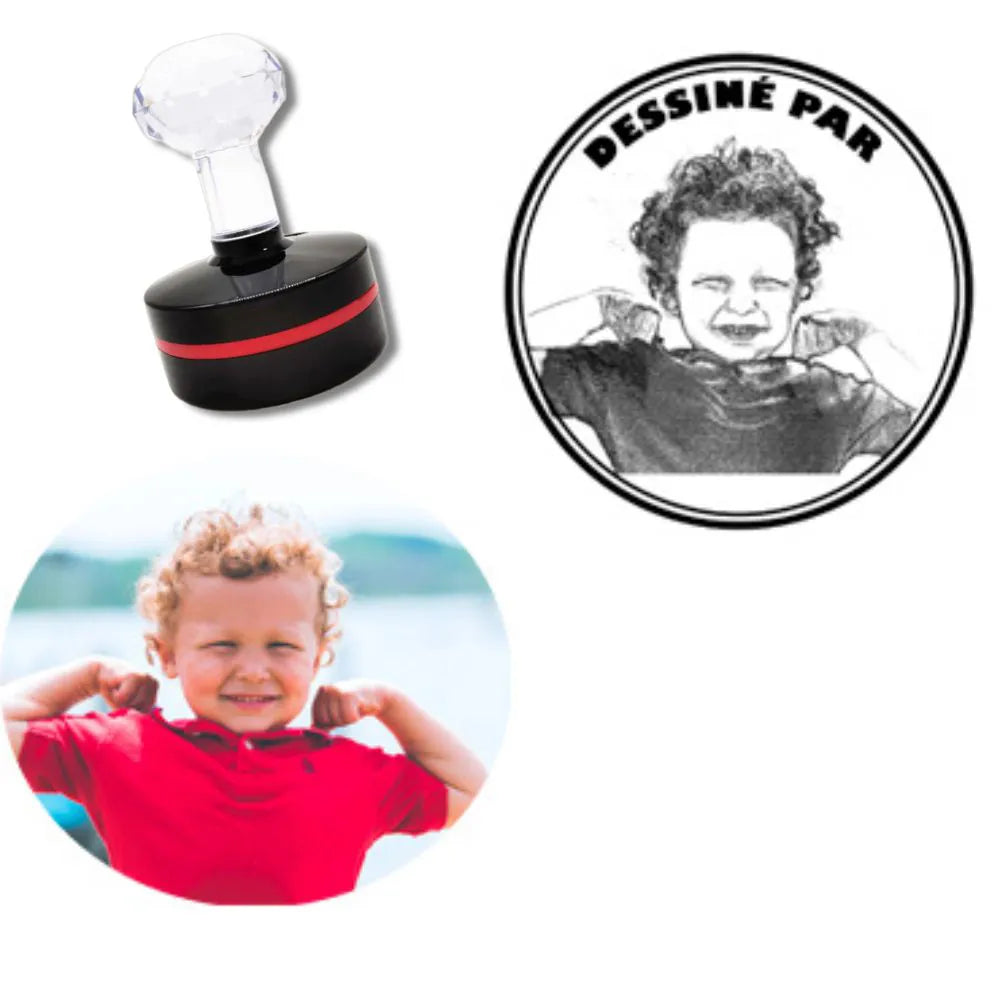 Personalized Stamp with Name + Photo