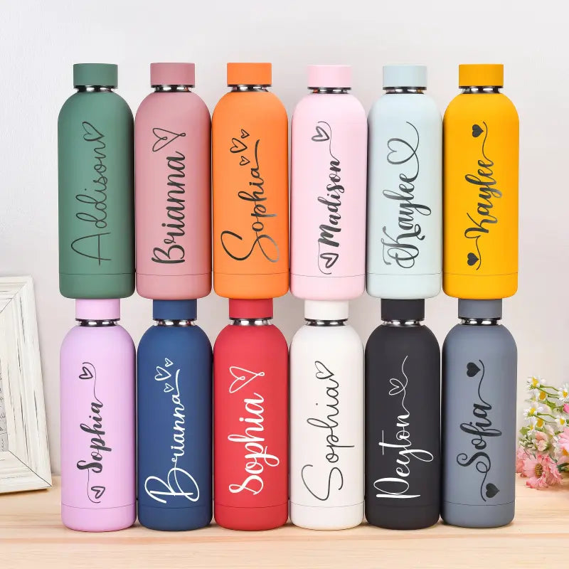 Personalized Thermos Bottle Insulated